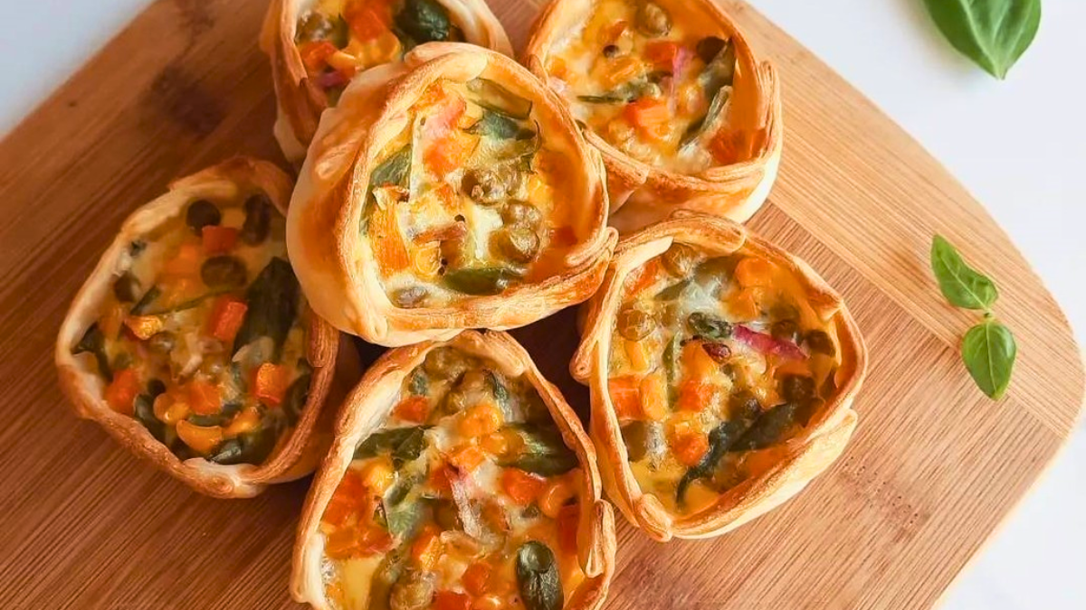 Estas canastitas son una excelente opción para cualquier comida o picada. 