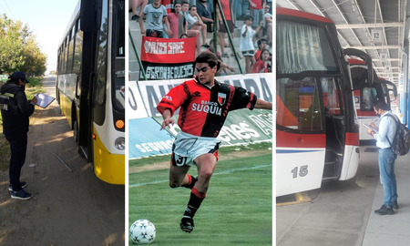 Jugó en Colón, cumplió el sueño del hincha y ahora trabaja controlando colectivos. Jugó en Colón, cumplió el sueño del hincha y ahora trabaja controlando colectivos.