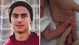 El futbolista y la cantante Oriana Sabatini fueron padres por primera vez.