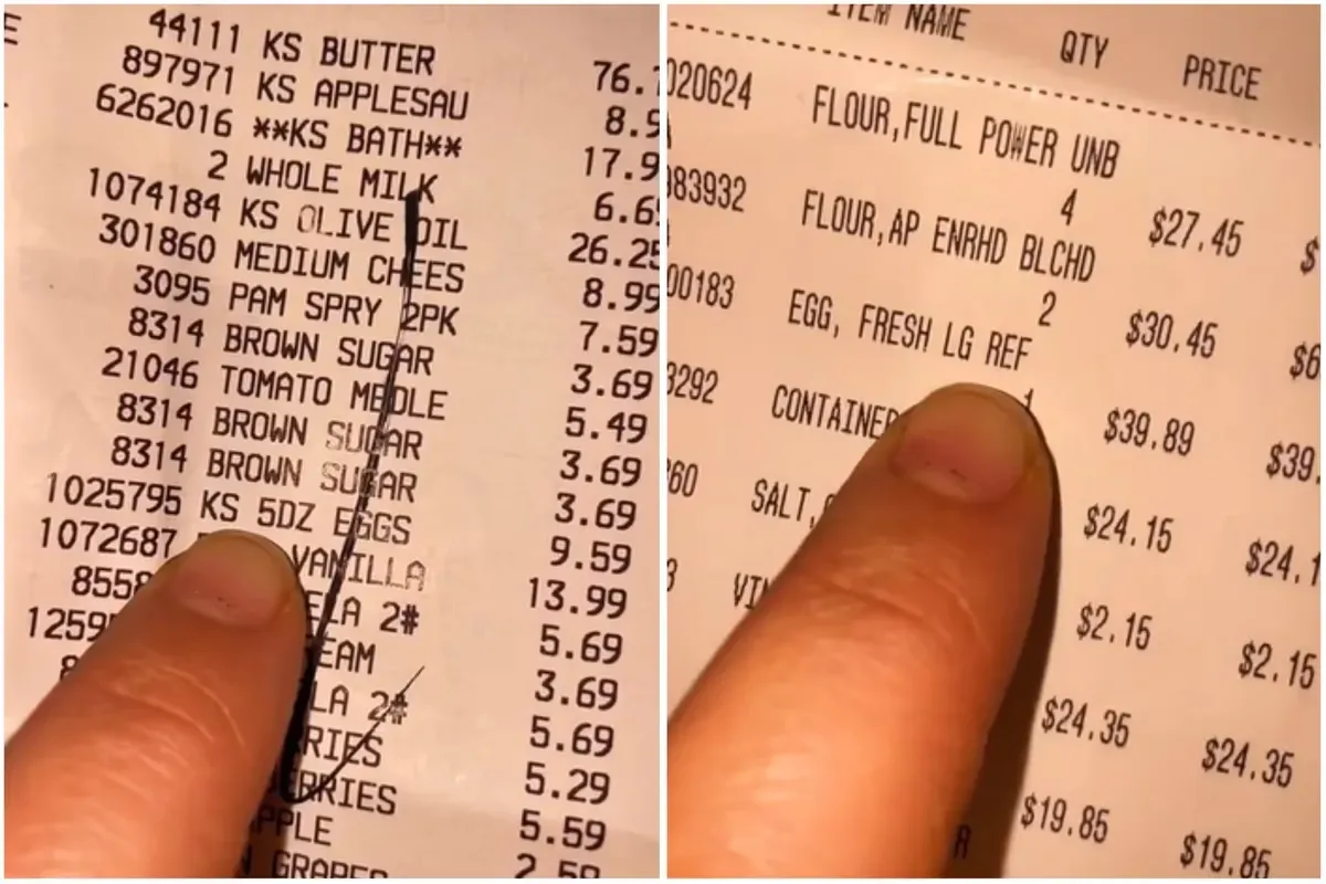 Una mujer comparó las compras de febrero del 2022 con las de enero de este años y le cobraron cuatro veces más el valor de los huevos en Estados Unidos.