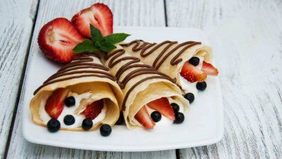 Deliciosos crepes para desayunar ¡y empezar el día bien arriba!