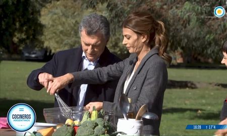 macri y awada cocinaron juntos para ?cocineros argentinos?