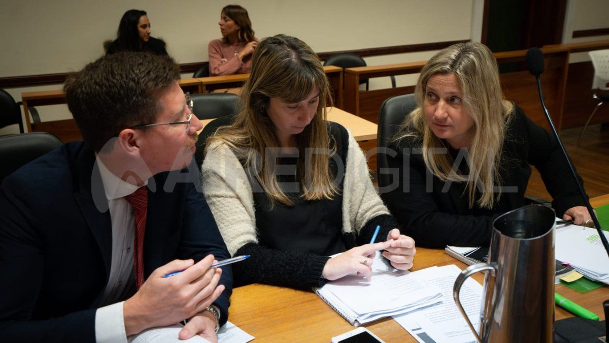 Ignacio Suasnabar y Milagros Parodi, fiscales de la Unidad de Violencia de Género, Familiar y Sexual