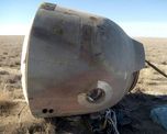 dos astronautas realizan aterrizaje emergencia tras falla en cohete