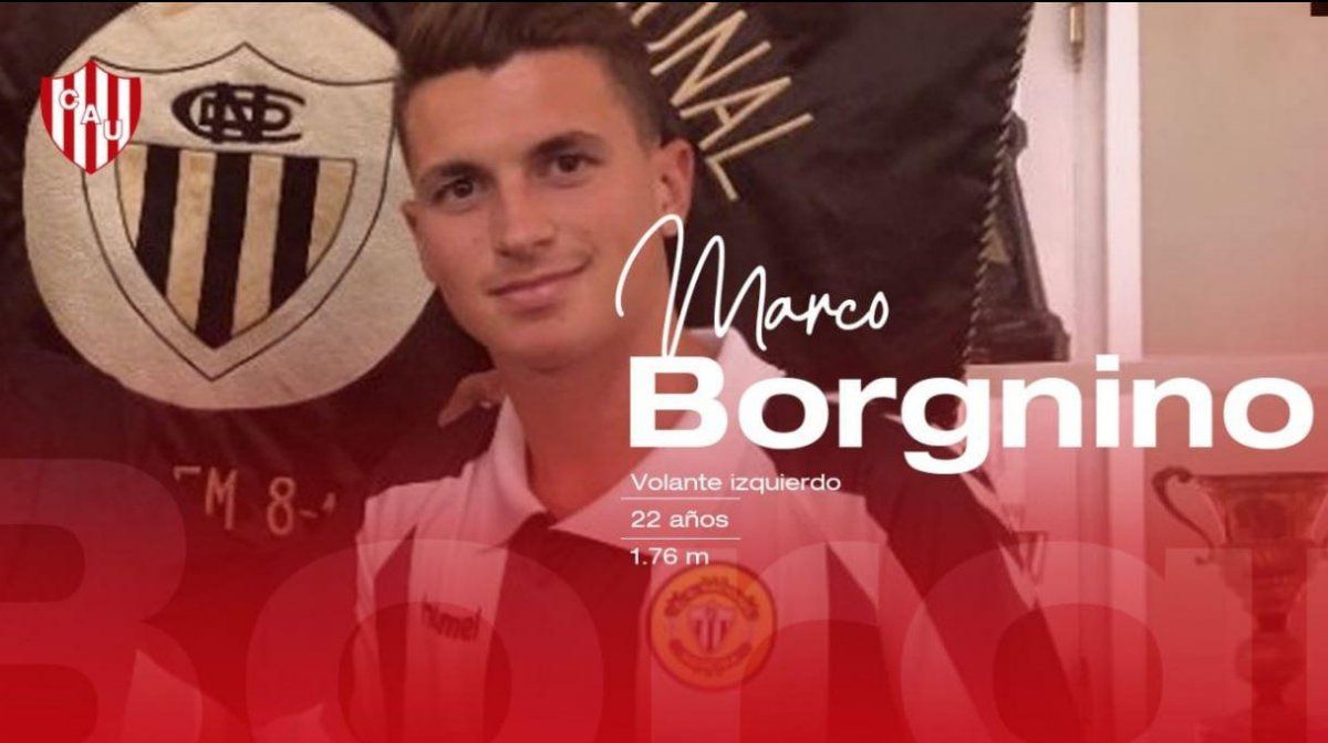 El anuncio del nuevo refuerzo de Uni&oacute;n. Foto: Prensa Uni&oacute;n.