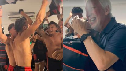 El video viral de los jugadores de Colón: 