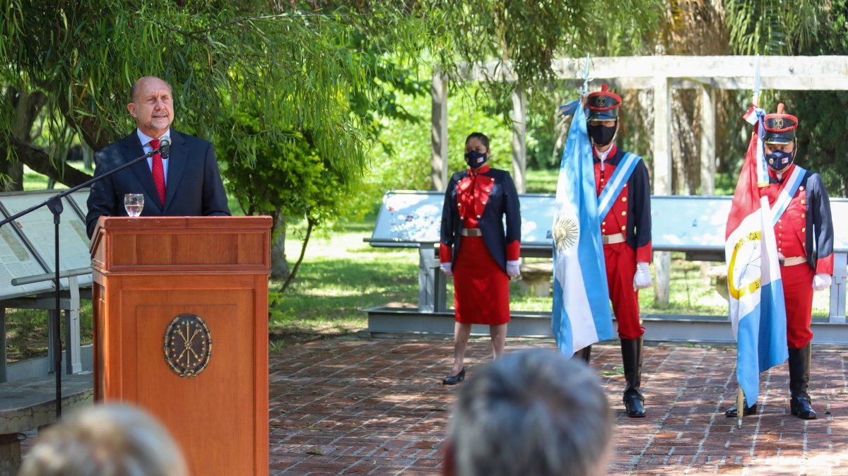 El gobernador Omar Perotti participó este lunes