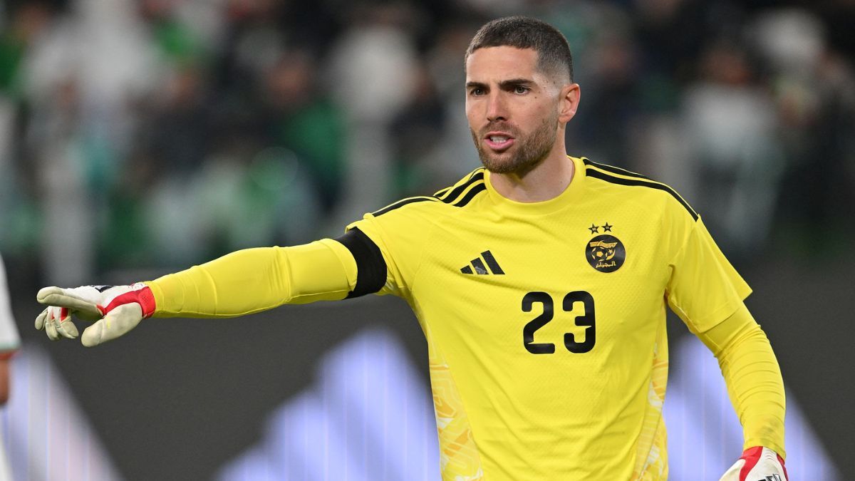 Luca Zidane, arquero de Argelia e hijo de Zizou. Luca Zidane, arquero de Argelia e hijo de Zizou.
