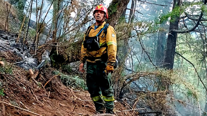 Incendio en Epuyén: el fuego avanza sin control y ya arrasó casi cien hectáreas