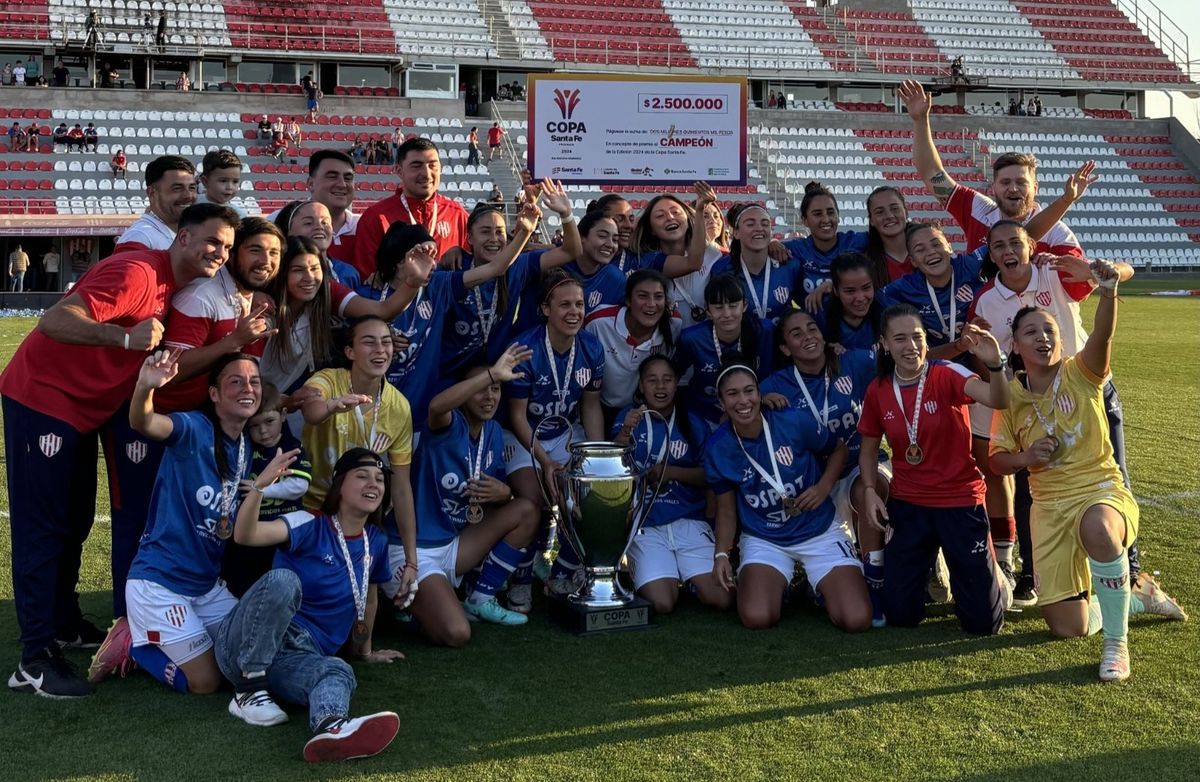 El femenino de Unión ganó 6 a 1 en el 15 de Abril y se consagró campeón de la Copa Santa Fe.