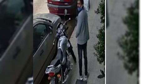 El robo quedo registrado por las cámaras de seguridad. El robo quedo registrado por las cámaras de seguridad.