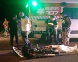 tragedia en ruta 1: un hombre fallecio en el limite de leyes y rincon
