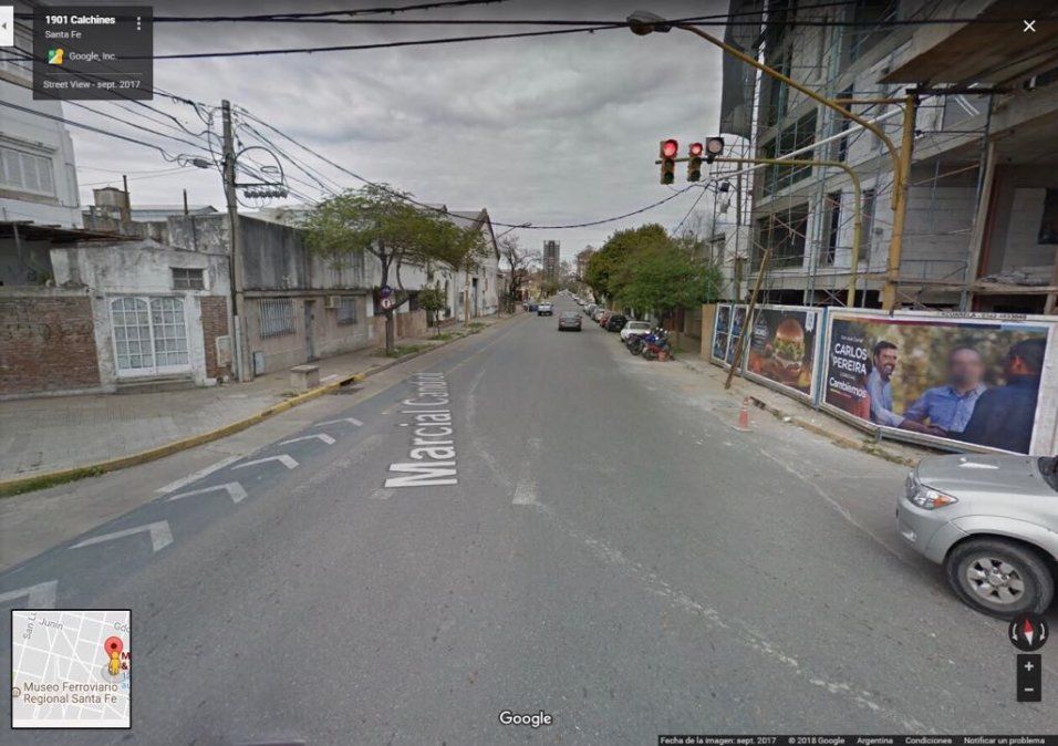 Marcial Candioti con controles de velocidad