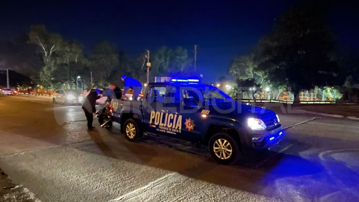 Violento Choque Entre Una Moto Y Una Bicicleta