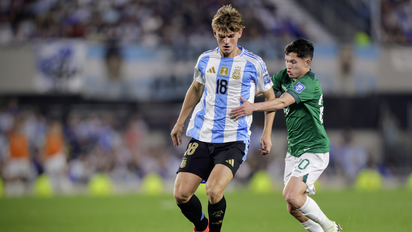 Quién es Nico Paz, el joven mediocampista que brilló en su debut con Argentina contra Bolivia