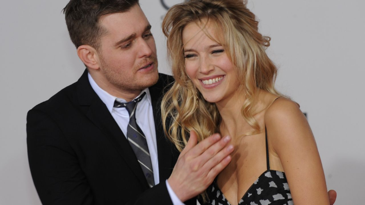 Michael Bublé y Luisana Lopilato en los American Music Awards (2010).