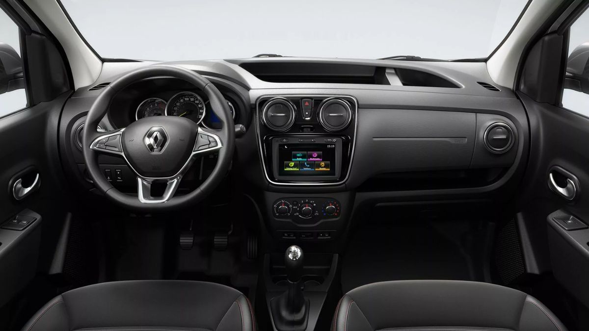 El interior de la Renault Kangoo. El interior de la Renault Kangoo.