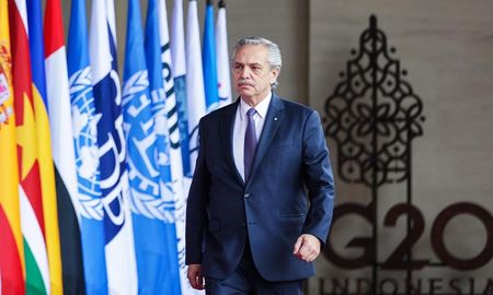 Les agradezco a todos por la preocupación; estoy bien, estoy trabajando bien, dijo el presidente Alberto Fernández desde Bali. Les agradezco a todos por la preocupación; estoy bien, estoy trabajando bien, dijo el presidente Alberto Fernández desde Bali.