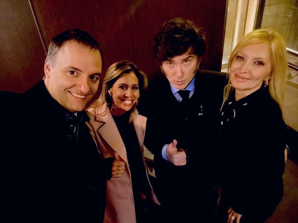 Javier Milei viajó a Rosario junto a Yuyito González.