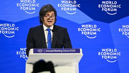 Chequeos a los dichos de Javier Milei durante su discurso en el Foro de Davos