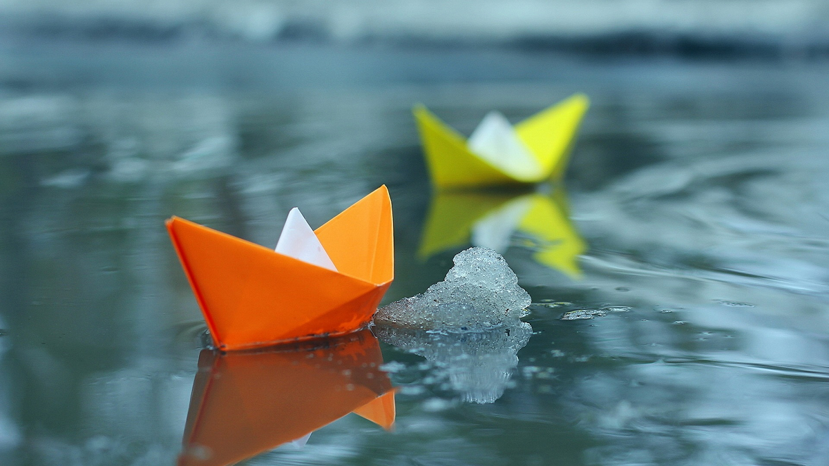 Cómo hacer barquitos de papel