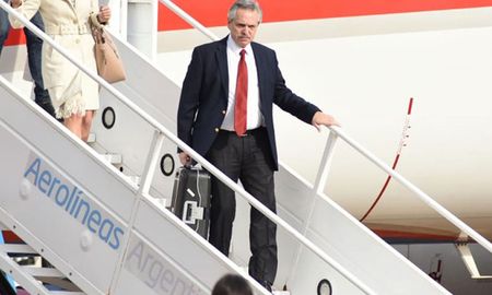 Alberto Fernández durante un viaje a Madrid, España, en el 2019. Imagen ilustrativa. Alberto Fernández durante un viaje a Madrid, España, en el 2019. Imagen ilustrativa.