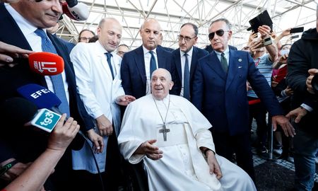 El Papa Francisco regresó al Vaticano este viernes. El Papa Francisco regresó al Vaticano este viernes.