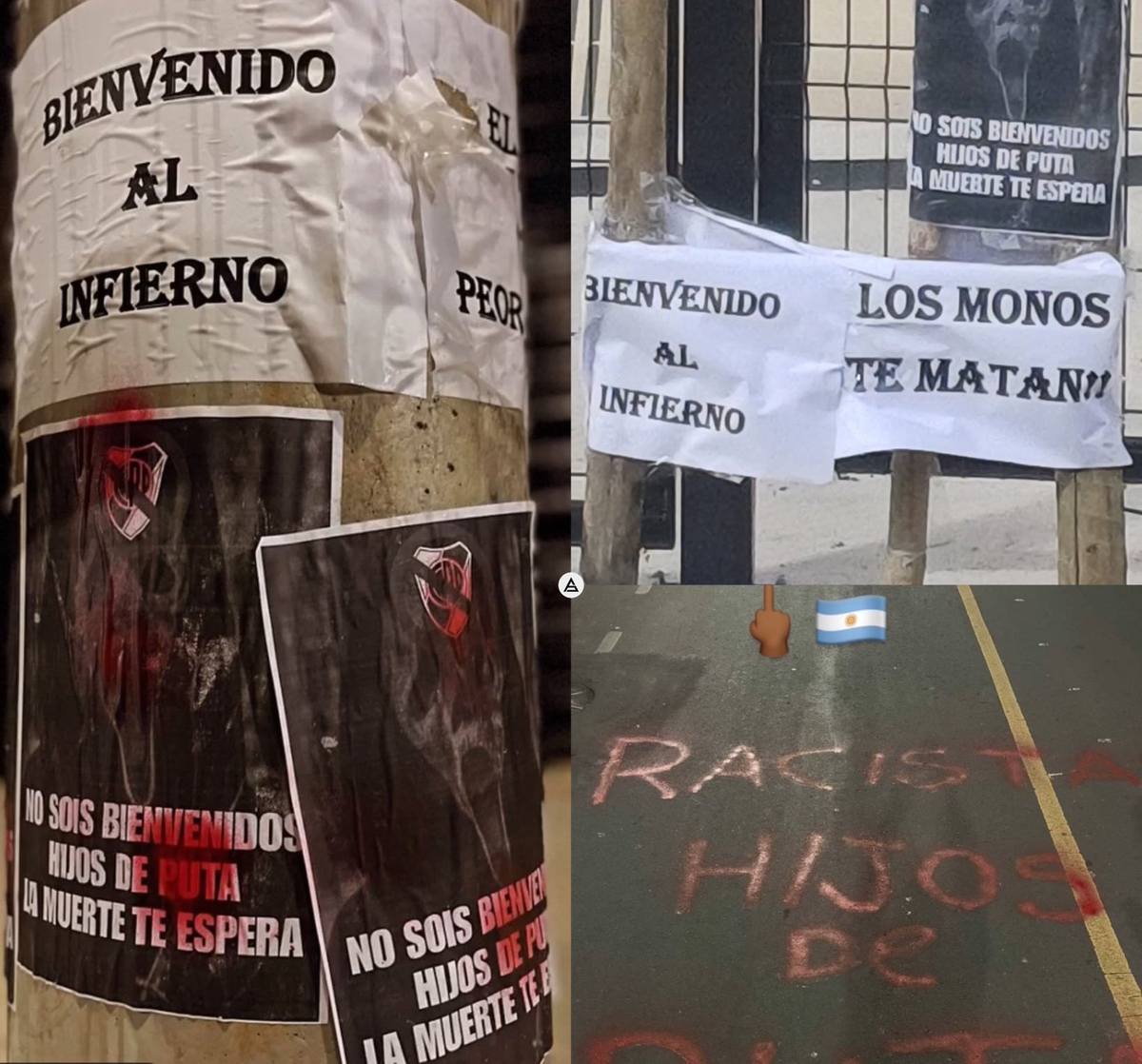 Las terribles amenazas que recibieron los hinchas de River recibieron en Brasil. Las terribles amenazas que recibieron los hinchas de River recibieron en Brasil.