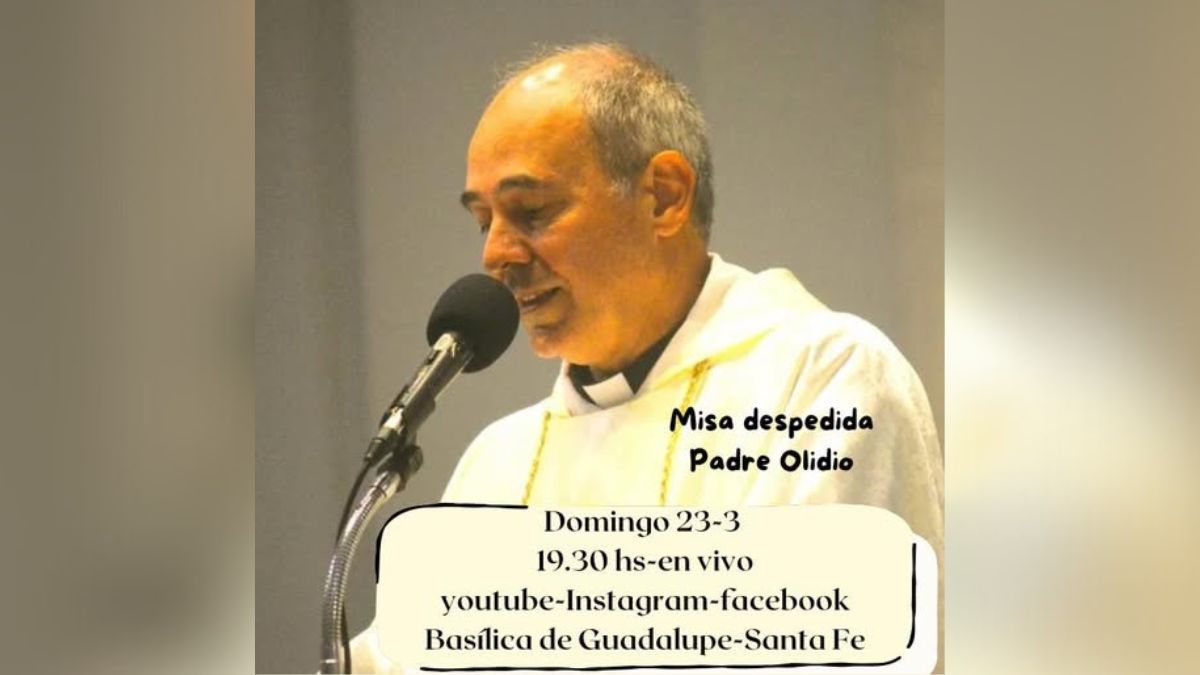 Este domingo a las 19.30, tendrá lugar la misa de despedida del padre Panigo en la Basílica de Guadalupe. Este domingo a las 19.30, tendrá lugar la misa de despedida del padre Panigo en la Basílica de Guadalupe.