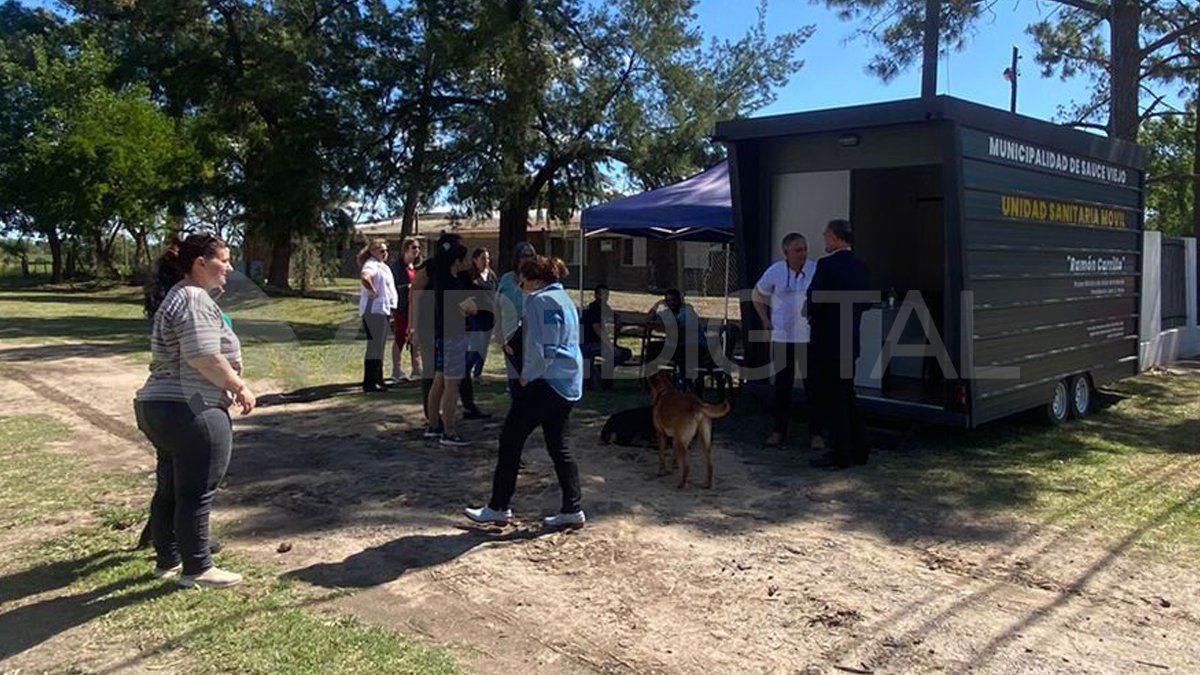 Sauce Viejo: comenzó a funcionar una unidad sanitaria móvil en la zona sur de la ciudad.