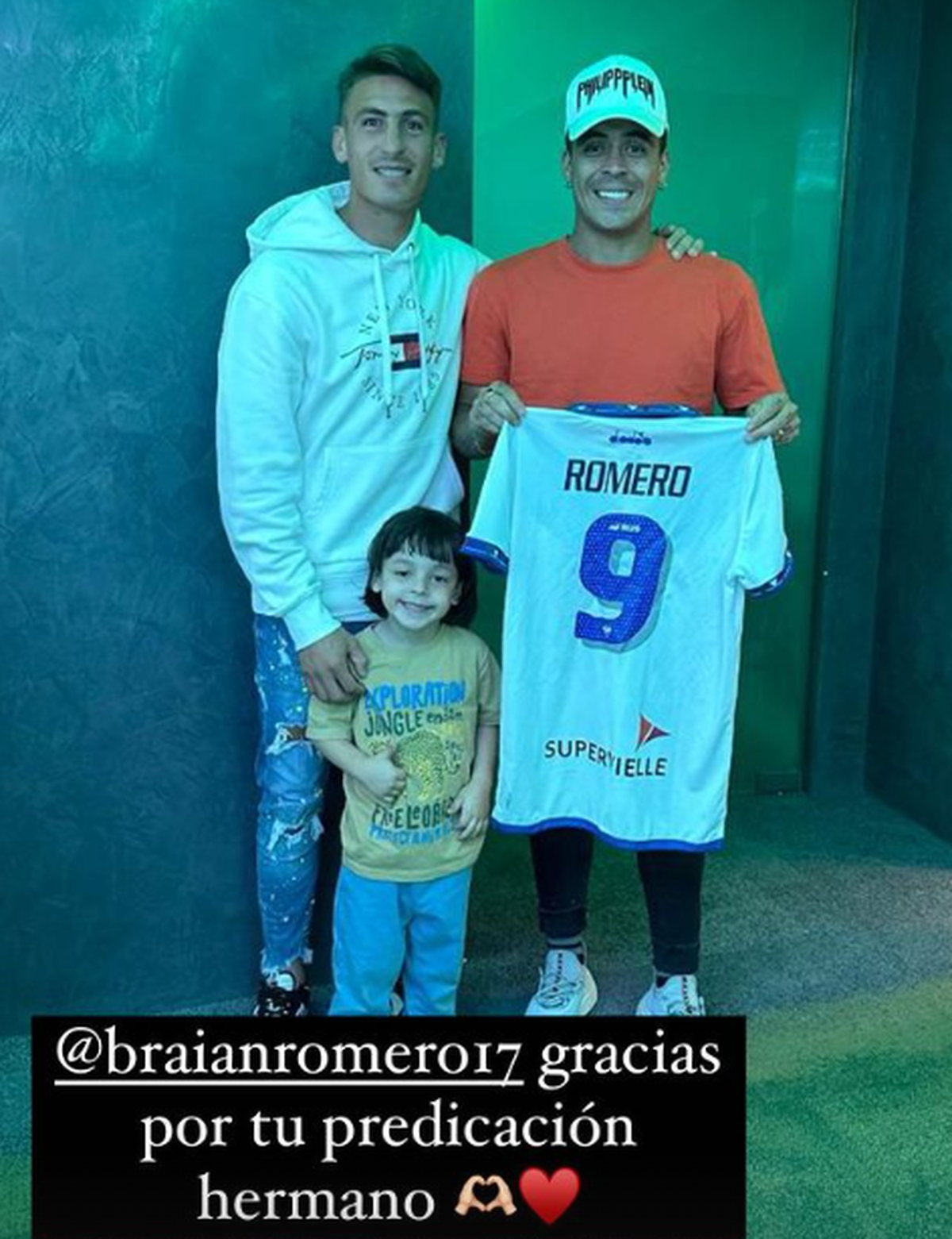 Brian Fernández junto a Brain Romero. Brian Fernández junto a Brain Romero.