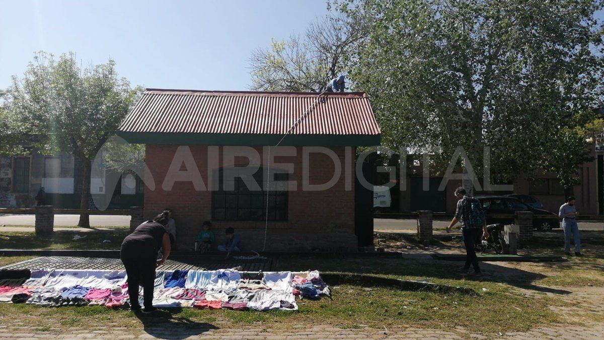 Se refaccionó y puso en funcionamiento el cabin ferroviario de la calle Dr. Zavalla.