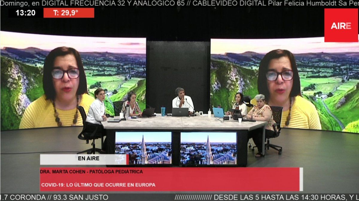 La médica argentina radicada en Inglaterra