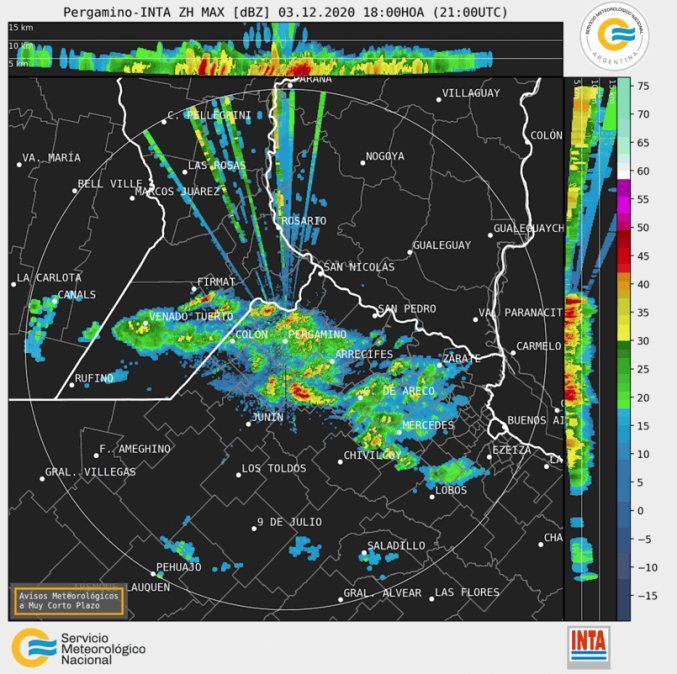 Hacia la noche las condiciones comenzarán a mejorar, esperando cielo despejado desde el sábado y posiblemente hasta el jueves próximo