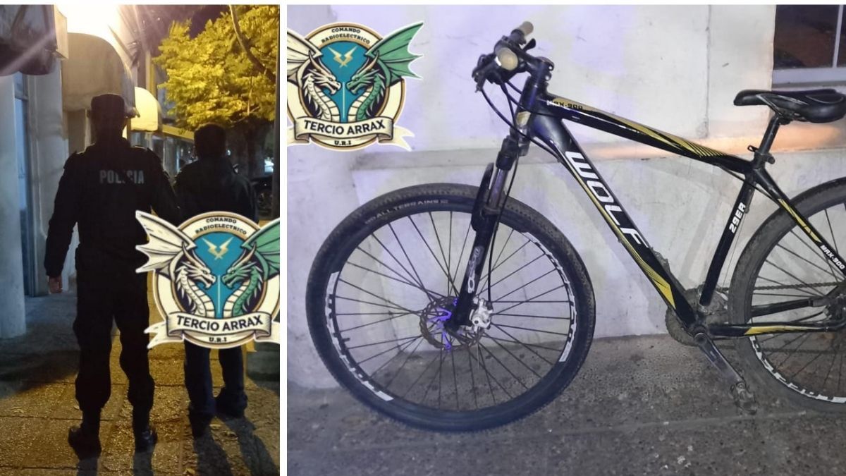 Barrio Guadalupe: un detenido por intentar vender una bicicleta robada.