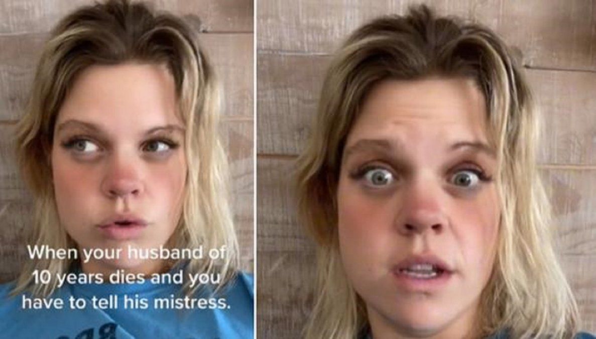 Su esposo falleció y ella decidió contárselo a la amante de él.