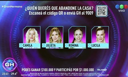 Gran Hermano: en una nueva Gala de Nominación, todas las mujeres quedaron en placa Gran Hermano: en una nueva Gala de Nominación, todas las mujeres quedaron en placa