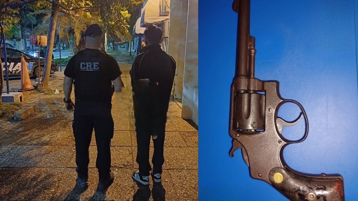 Uno de los hombres detenidos en los tres operativos: portaba un arma de fuego Uno de los hombres detenidos en los tres operativos: portaba un arma de fuego