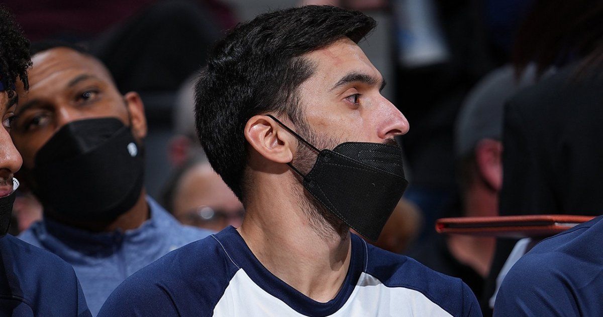 Facundo Campazzo poco más de un minuto en el triunfo de Denver Nuggets ante Miami Heat por la NBA.