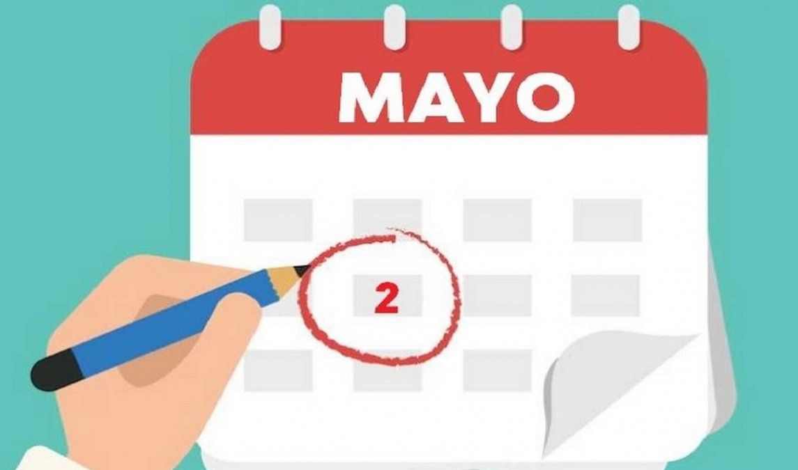 Cuándo serán los 2 próximos feriados de mayo después del día del trabajador