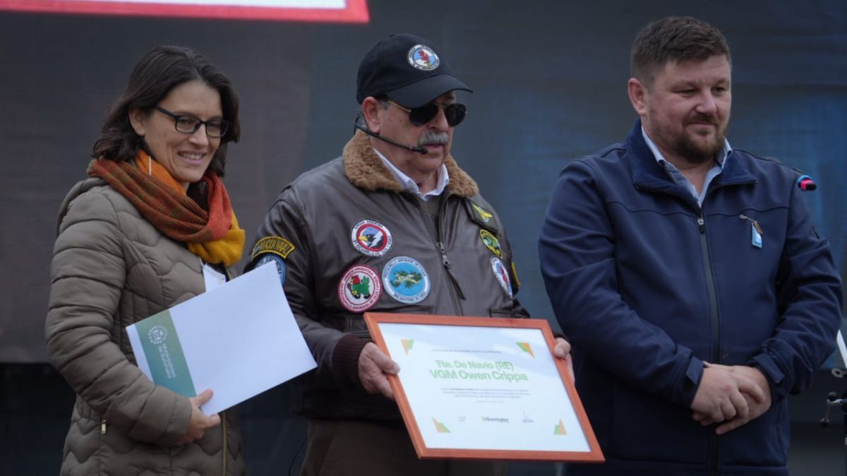 Owen Crippa fue homenajeado en esta jornada.