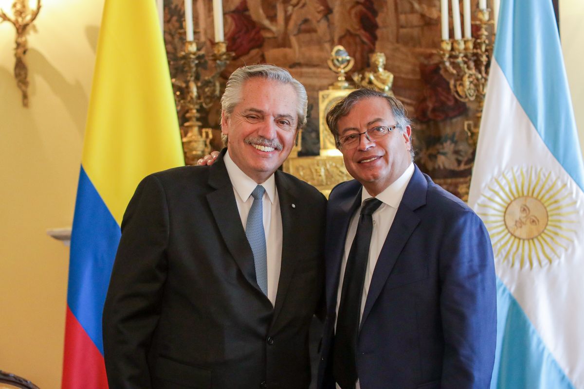Alberto Fernández se reunió con su par electo de Colombia