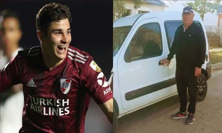 River: Julián Álvarez, de 20 años, le regaló una camioneta a su técnico de la infancia para que pueda trabajar River: Julián Álvarez, de 20 años, le regaló una camioneta a su técnico de la infancia para que pueda trabajar