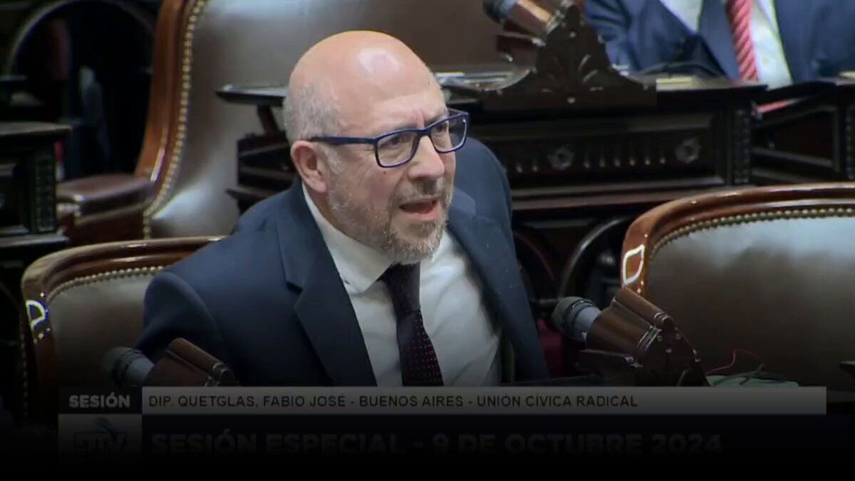 Fabio Quetglas, diputado nacional (UCR). Fabio Quetglas, diputado nacional (UCR).