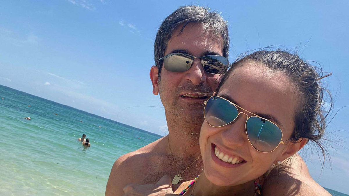 Marcelo Pecci y Claudia Aguilera estaban en Colombia de luna de miel