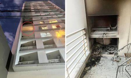 El incendio comenzó en el asador de un departamento del quinto piso en Monseñor Zaspe al 3000, en el centro de Santa Fe, por brasas mal apagadas. El incendio comenzó en el asador de un departamento del quinto piso en Monseñor Zaspe al 3000, en el centro de Santa Fe, por brasas mal apagadas.
