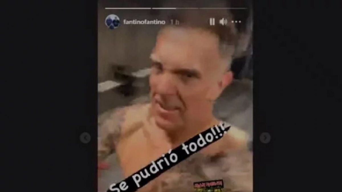 Se descontroló: Alejandro Fantino se filmó totalmente sacado