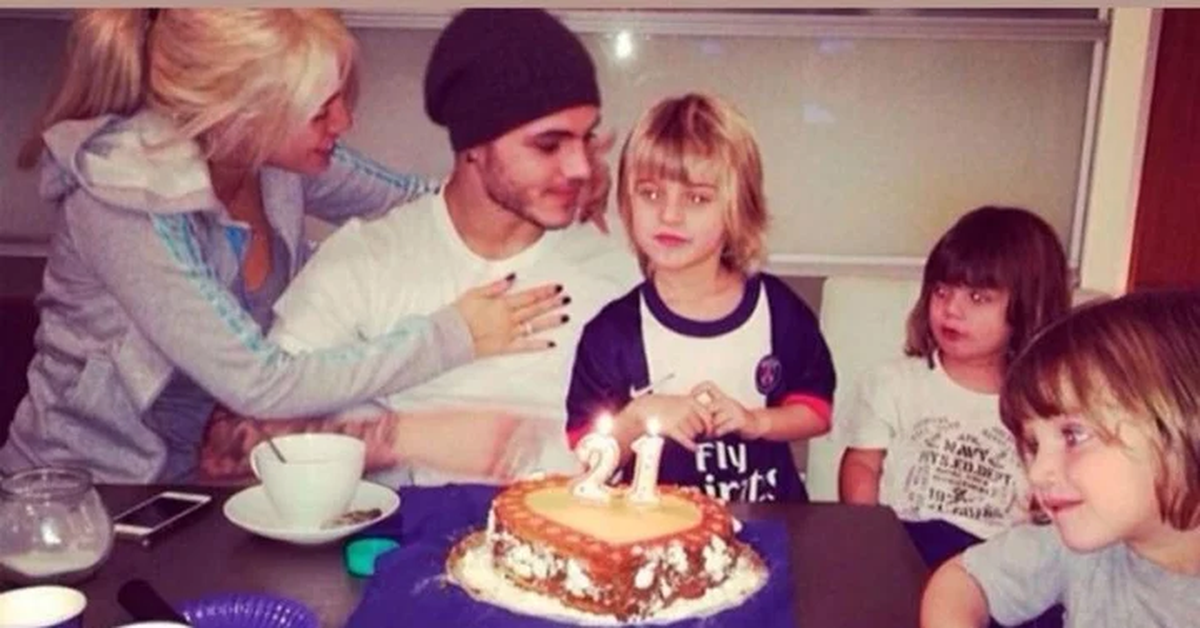 Los 21 a&ntilde;os de Mauro Icardi en los inicios de su relaci&oacute;n con Wanda Nara.