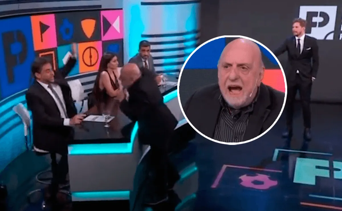 Escándalo en TV tras Boca-River: Pagani fue a buscar a Distasio para trompearlo
