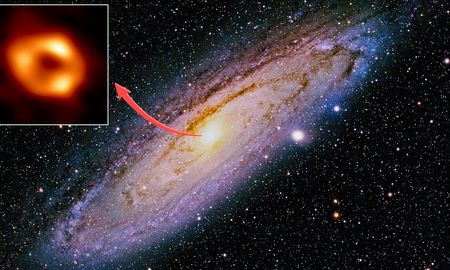Por primera vez pudo verse el agujero negro supermasivo que está en el centro de la Vía Láctea, sosteniéndolo todo. Por primera vez pudo verse el agujero negro supermasivo que está en el centro de la Vía Láctea, sosteniéndolo todo.